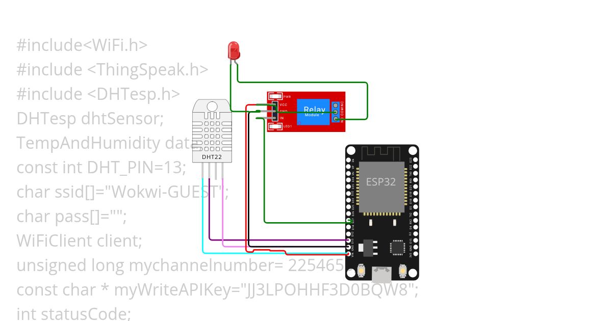 dht22 sensor simulation