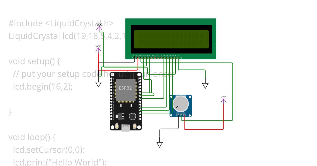 LCD Display simulation