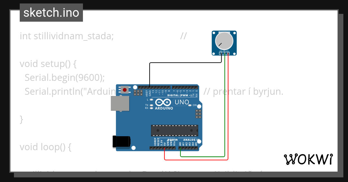 Verkefni2 - Wokwi ESP32, STM32, Arduino Simulator