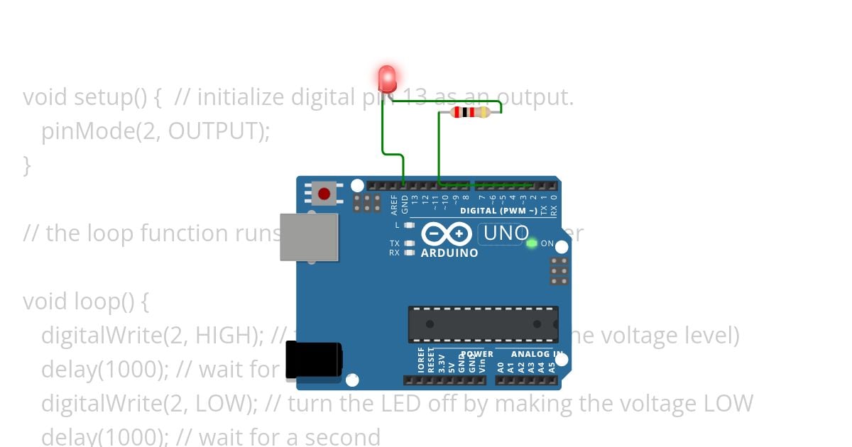 led blink simulation