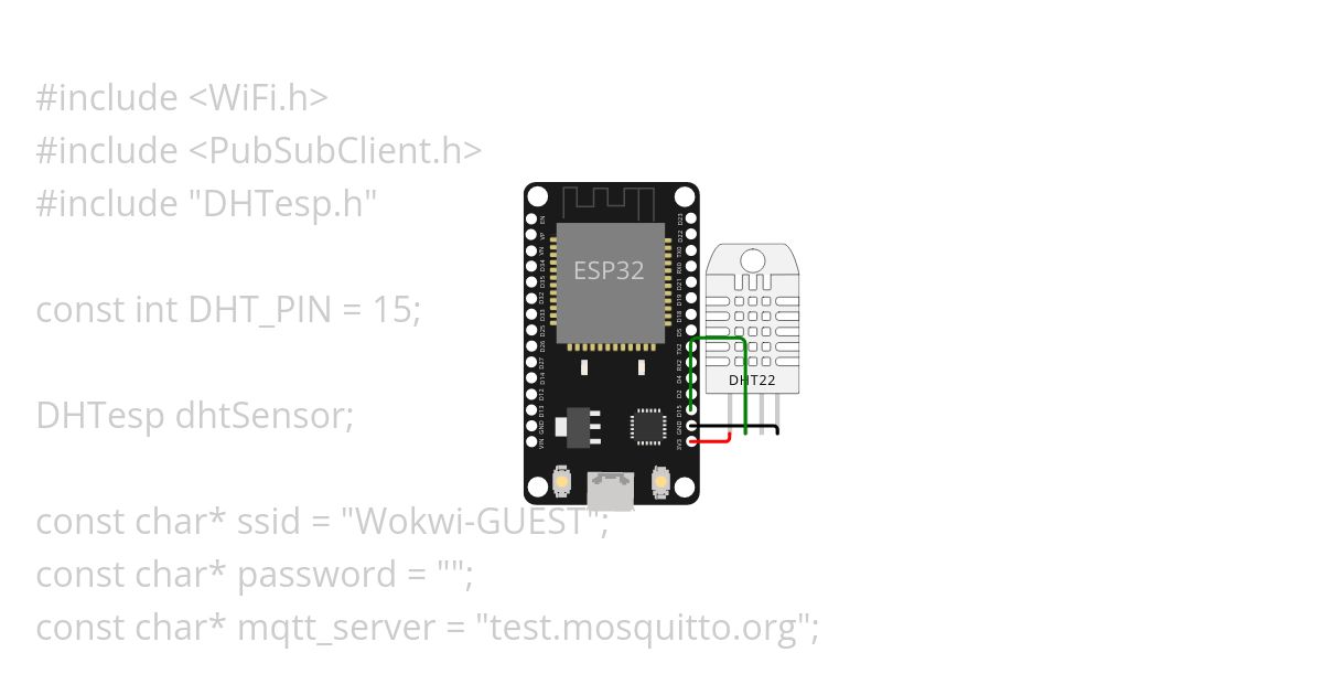 esp32dht22mqtt simulation