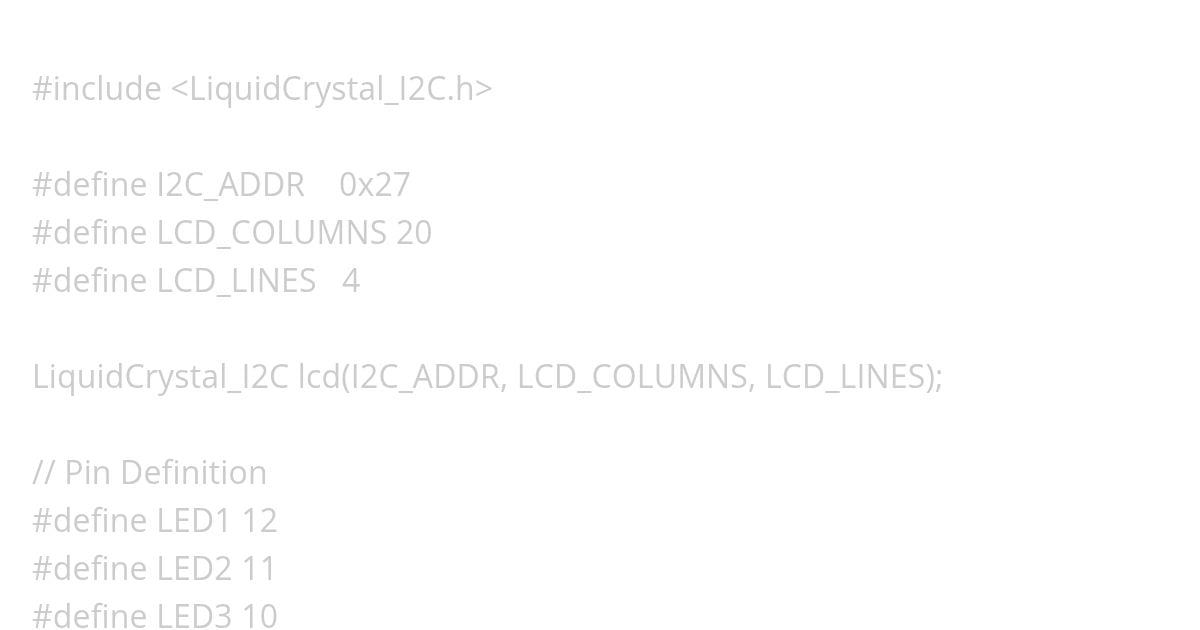 Light Control Systems simulation