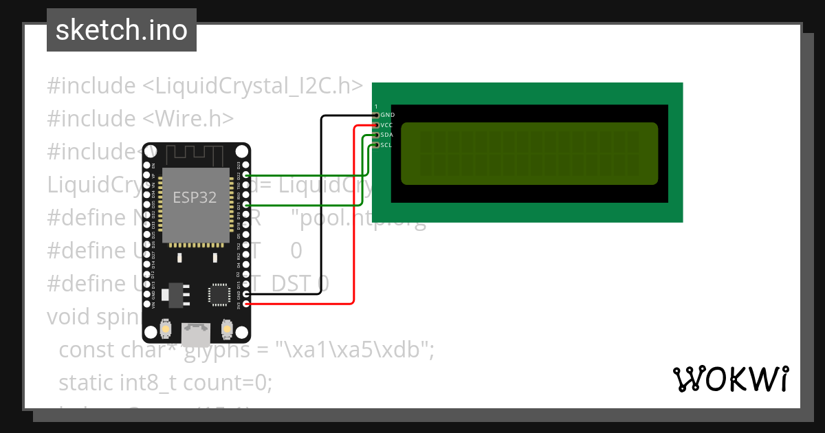 LCD - Wokwi ESP32, STM32, Arduino Simulator