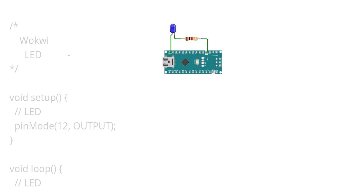 LED制御回路（直接接続） simulation