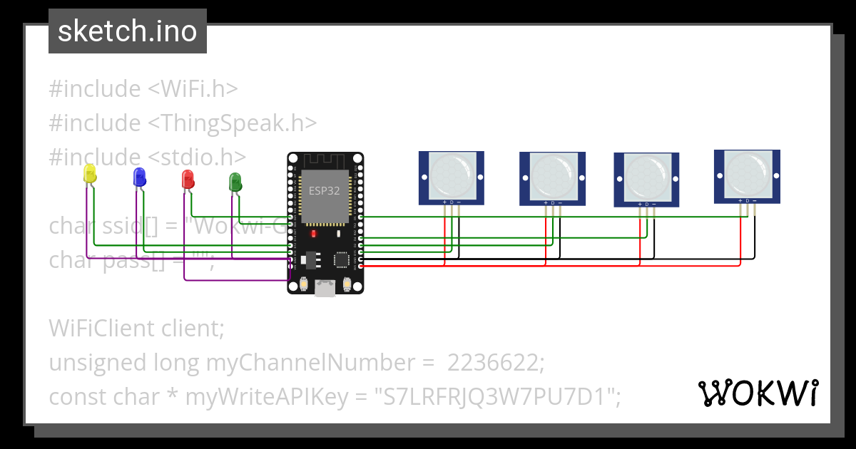 automatic shutdown system - Wokwi ESP32, STM32, Arduino Simulator