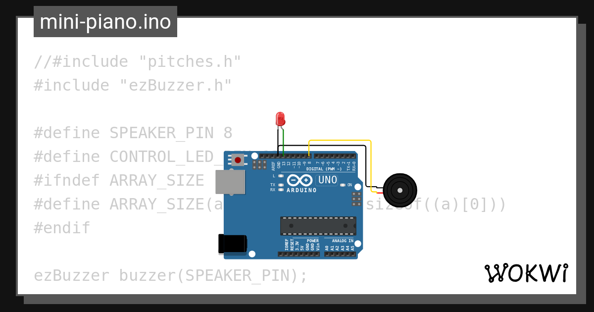 Arduino_Melodias_ezBuzzer - Wokwi ESP32, STM32, Arduino Simulator
