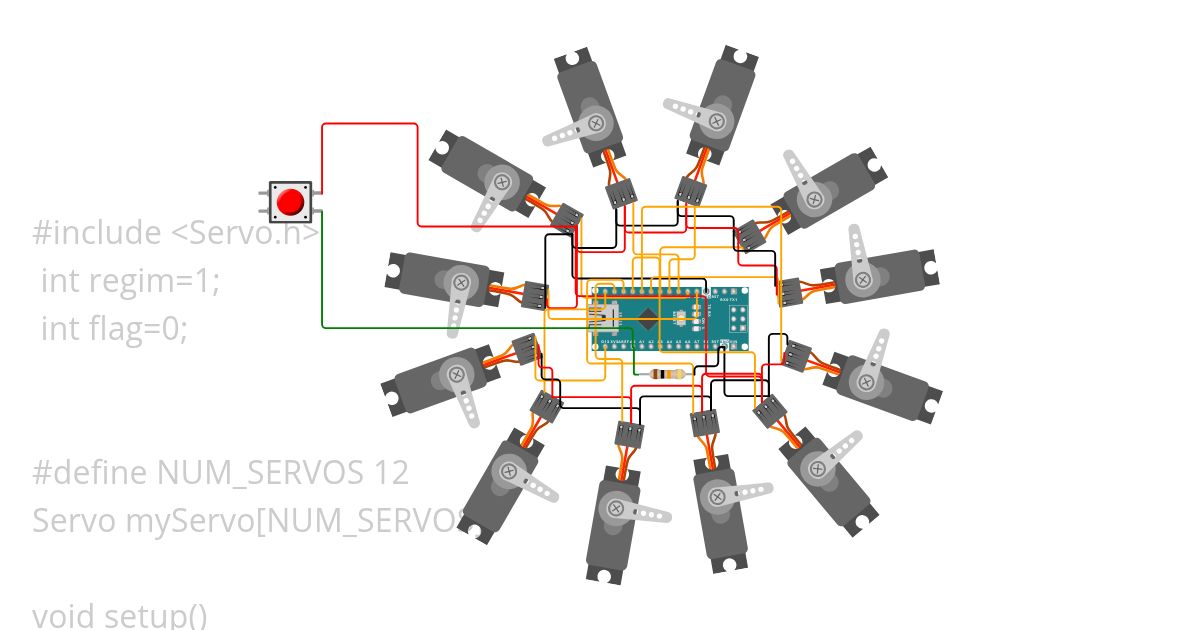 Servotester with Button simulation