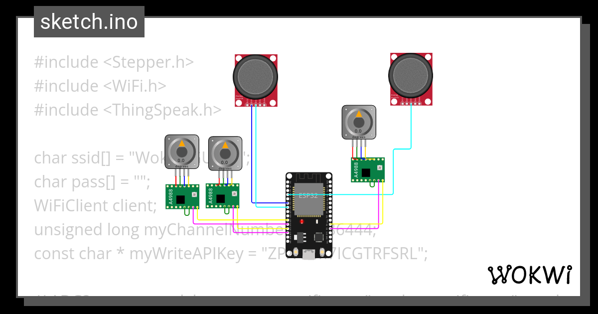 FACTORY ROBOT - Wokwi ESP32, STM32, Arduino Simulator