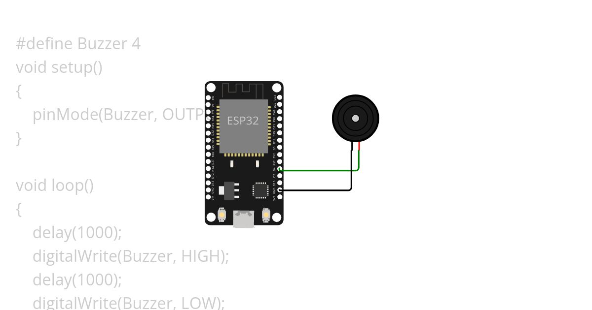 Buzzer simulation