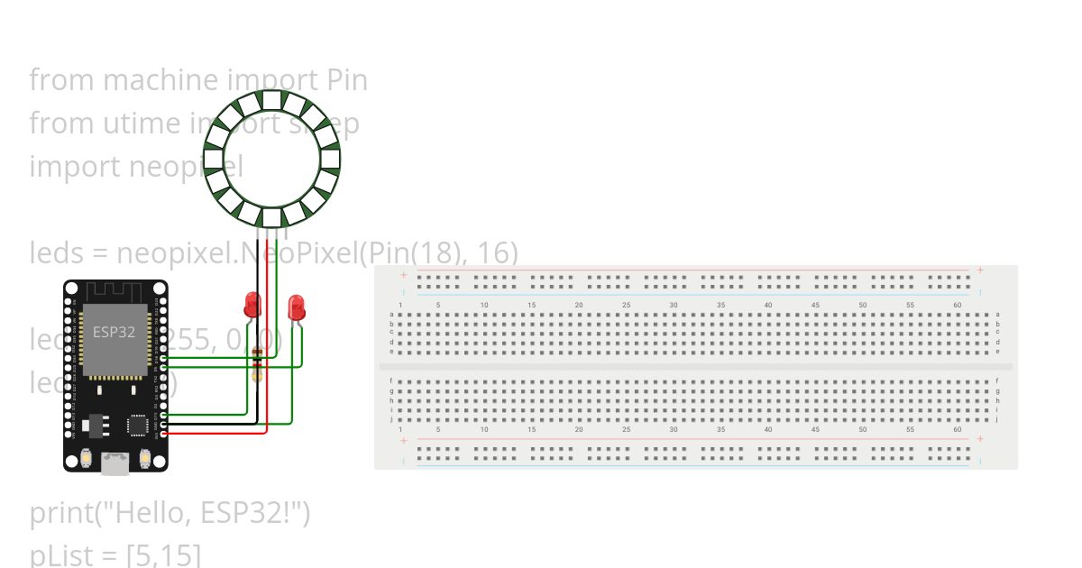 listPins simulation