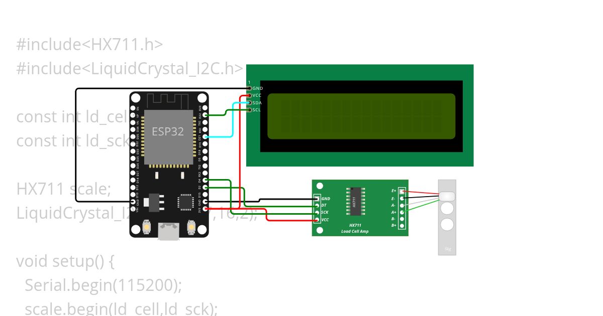 ESP 32 Weight Scale Copy simulation