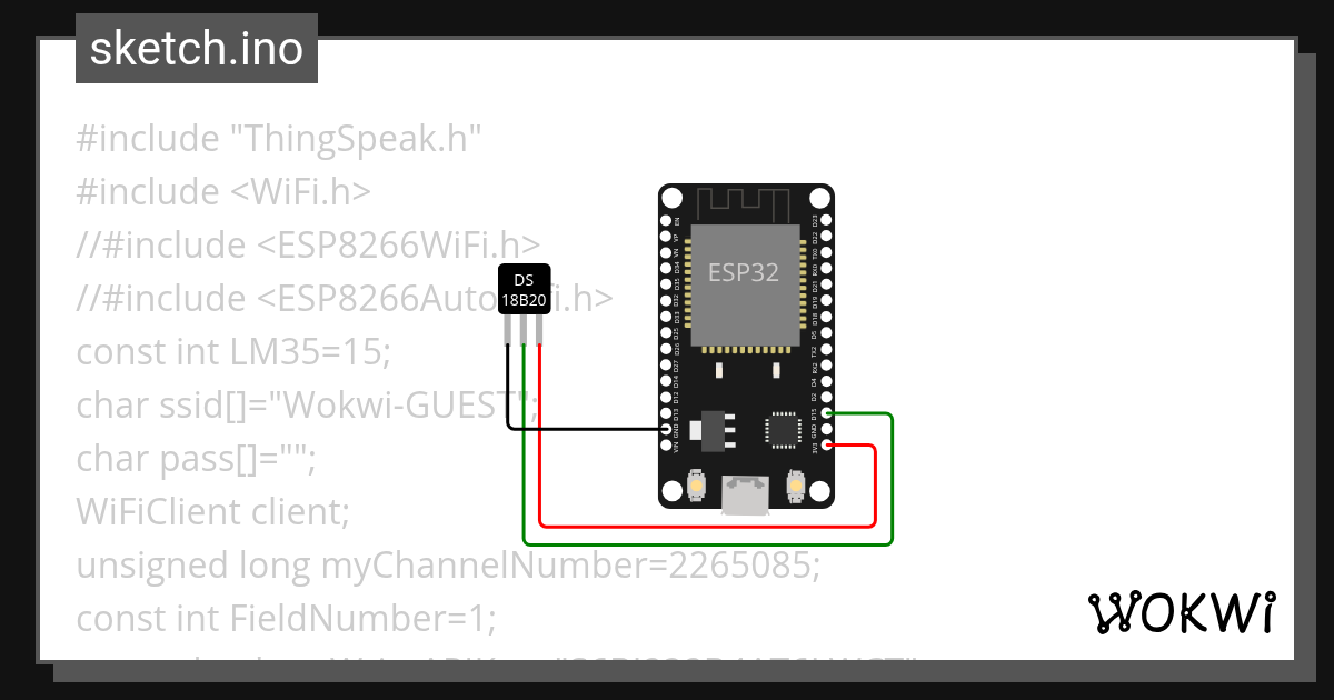 Wokwi - Online ESP32, STM32, Arduino Simulator
