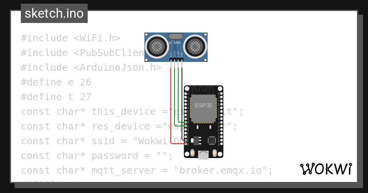Wifi tankmodule wokwi esp32 stm32 arduino simulator