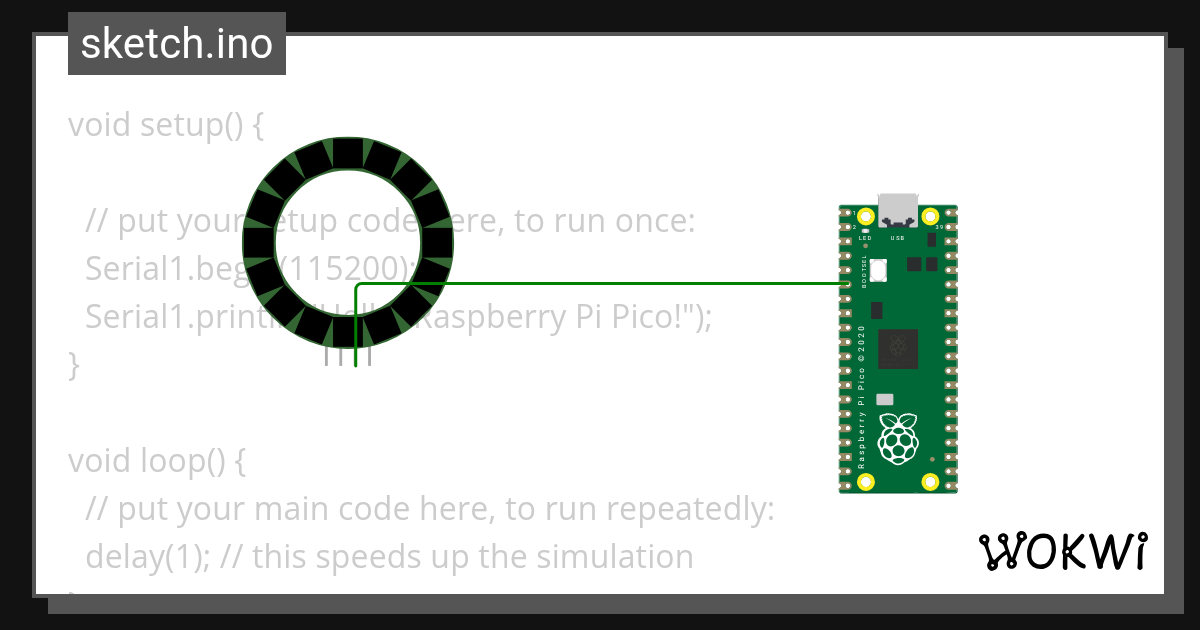 2812_pcio - Wokwi ESP32, STM32, Arduino Simulator