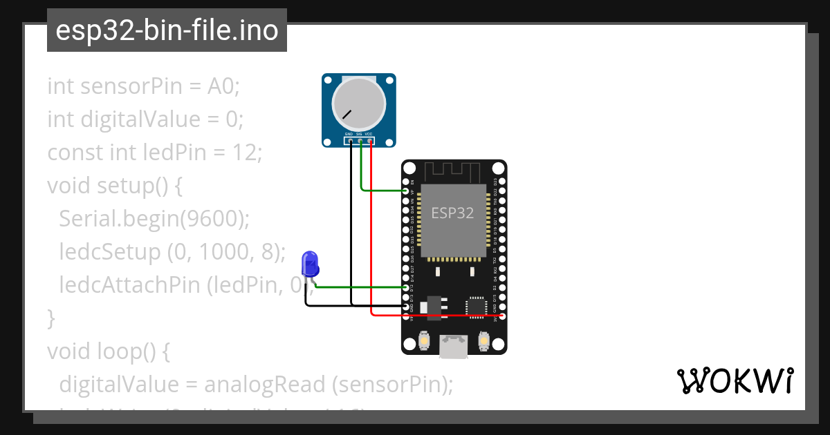 esp32binfile.ino Copy Wokwi ESP32, STM32, Arduino Simulator