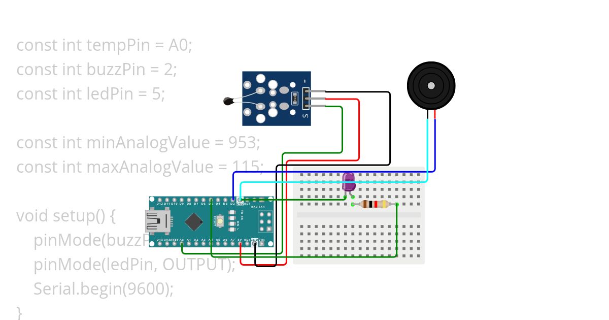 Temperature Measurement Devices KRS simulation
