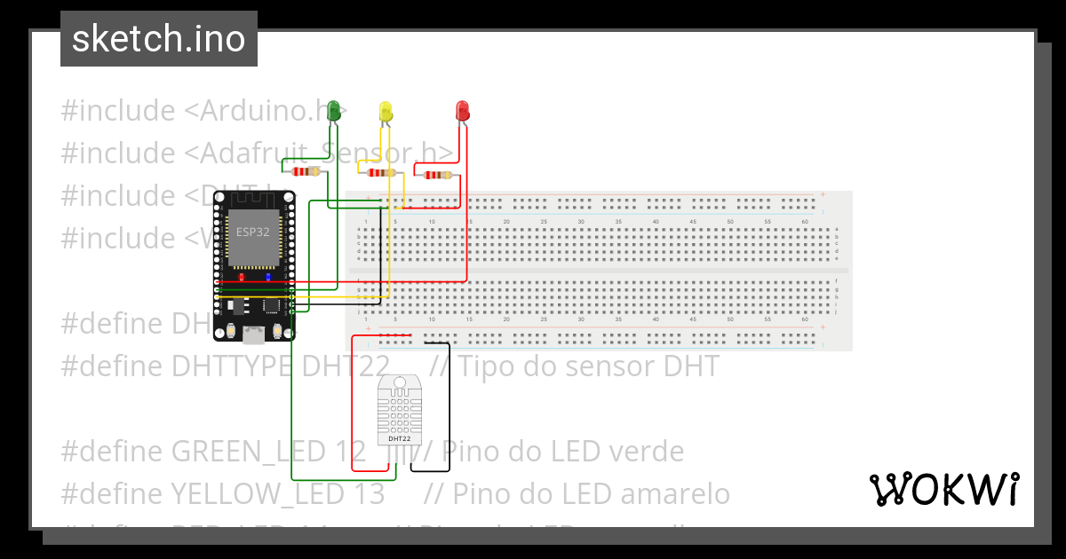 Introdução Ao Esp32 Com O Ambiente Wokwi Wokwi Esp32 Stm32 Arduino