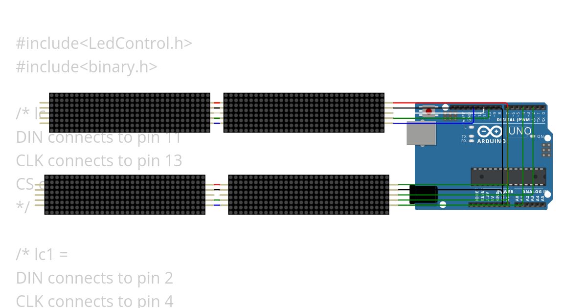 SK LED ledcontrol simulation