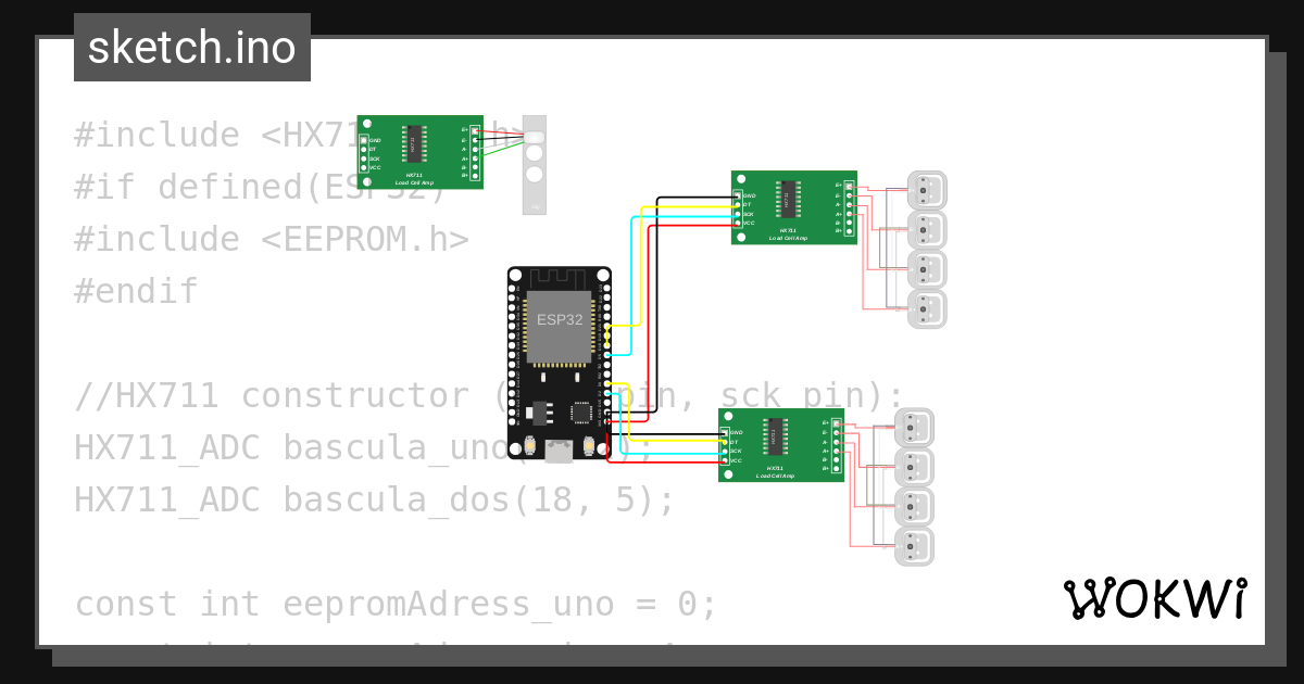 2 galgas eeprom casi bien wokwi esp32 stm32 arduino simulator