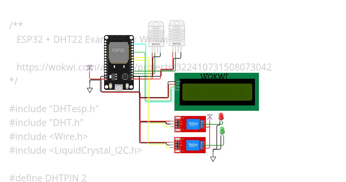 esp32-dht22-LCD(suhu kelembapan)).ino Copy simulation