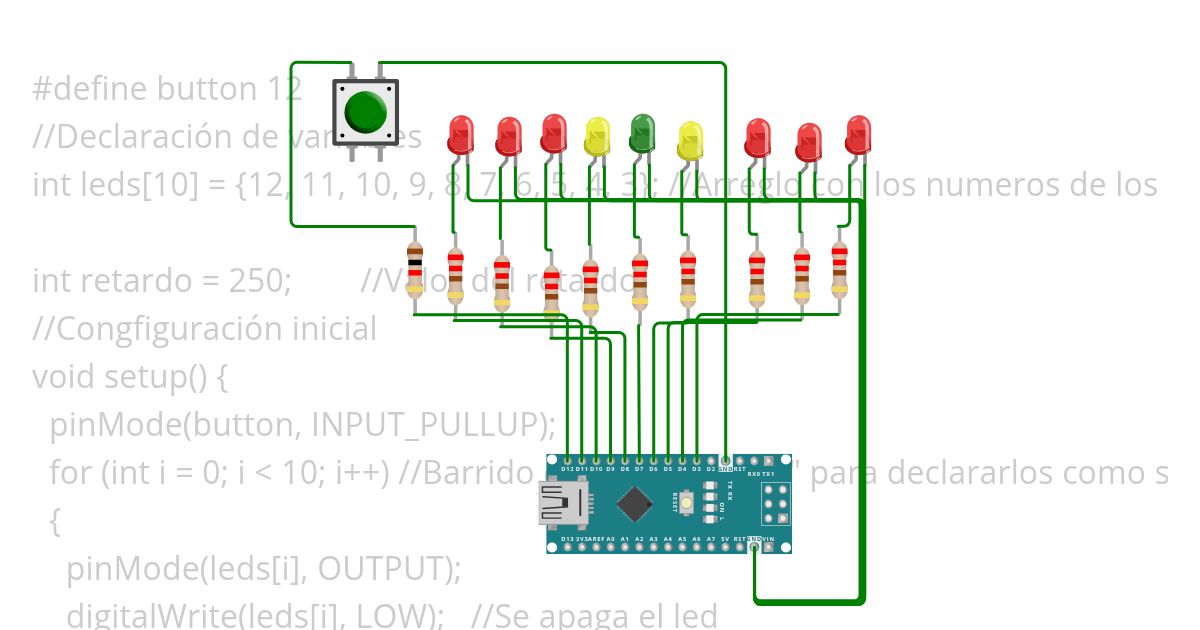 Led Game simulation