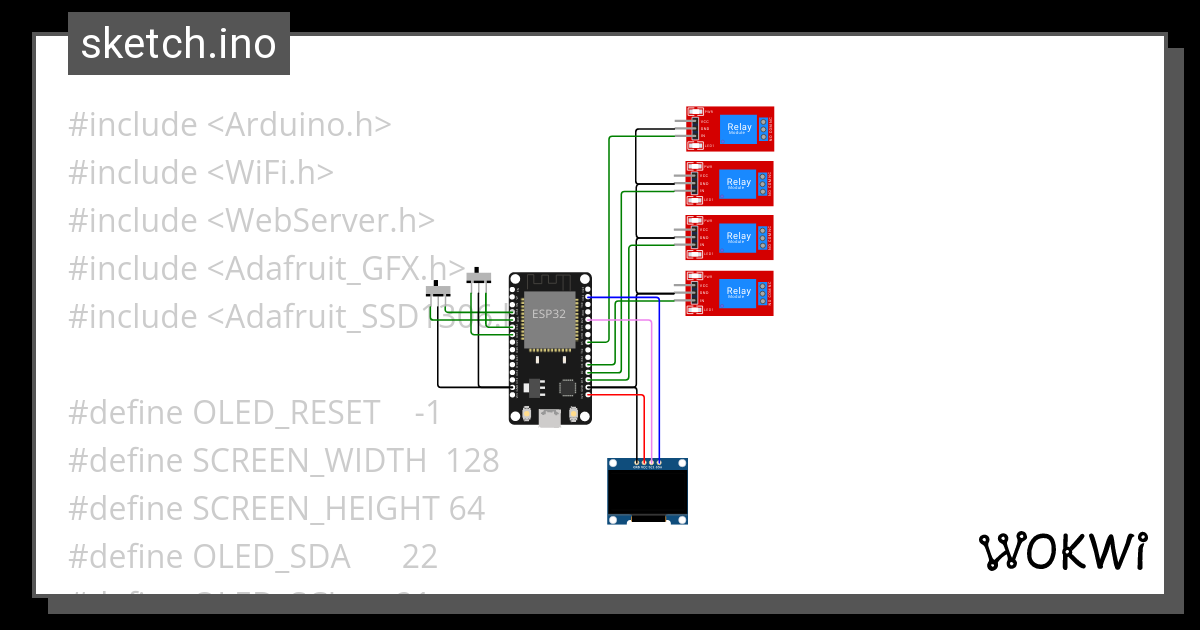 Relay Module Wokwi Esp32 Stm32 Arduino Simulator 1276