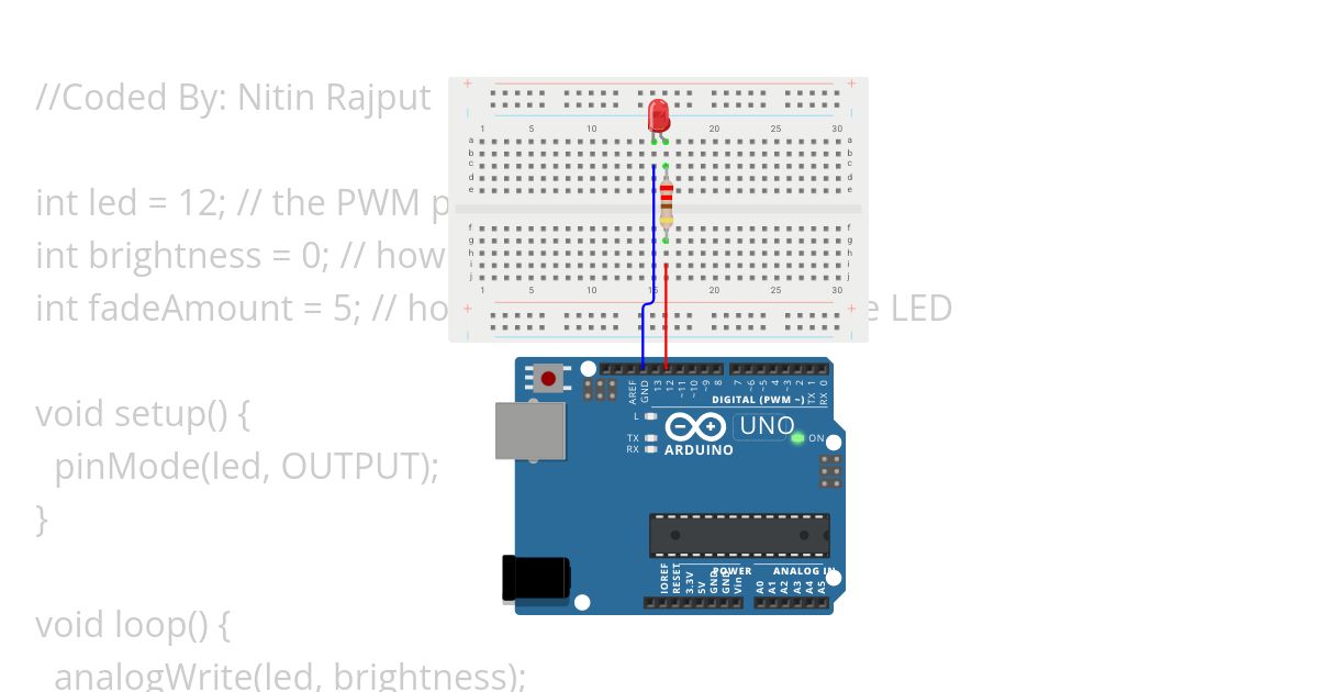 3.	Fading LED simulation