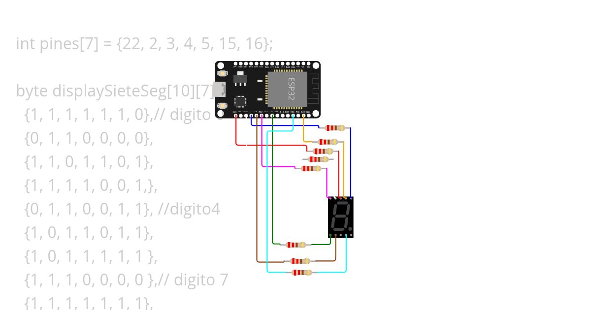 Display-7-segmentos simulation