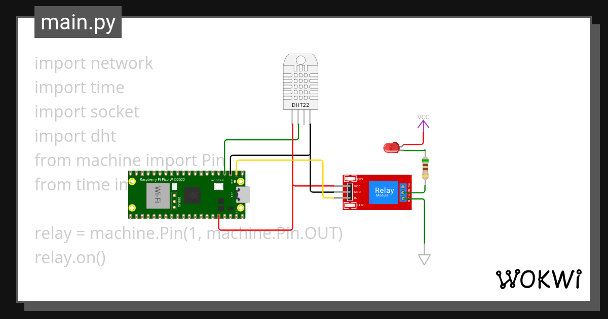 PicoW_temp_sensor Wokwi ESP32, STM32, Arduino Simulator