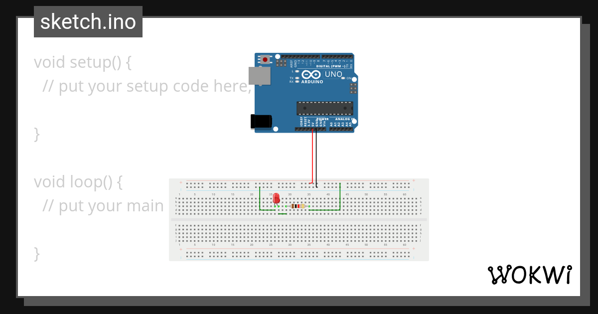 QUAINOO'S BREADBOARD - Wokwi ESP32, STM32, Arduino Simulator