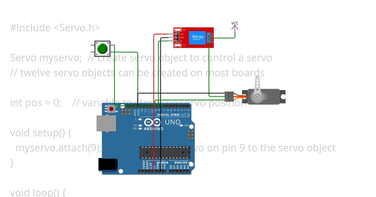 relay servo motor Copy simulation