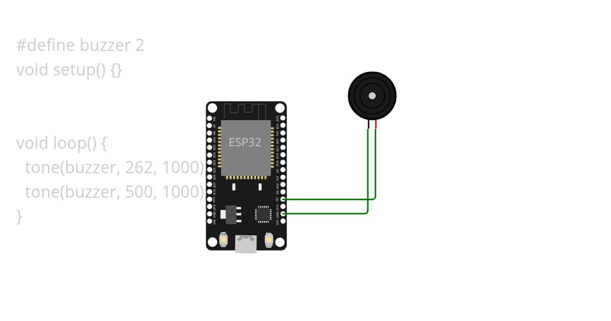 buzzer pin 2 simulation