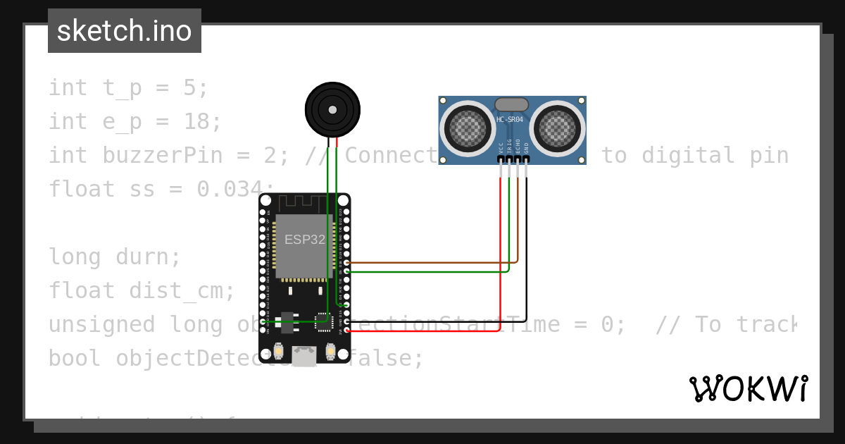 ESP32_Ultrasonic_Sensor Copy - Wokwi ESP32, STM32, Arduino Simulator