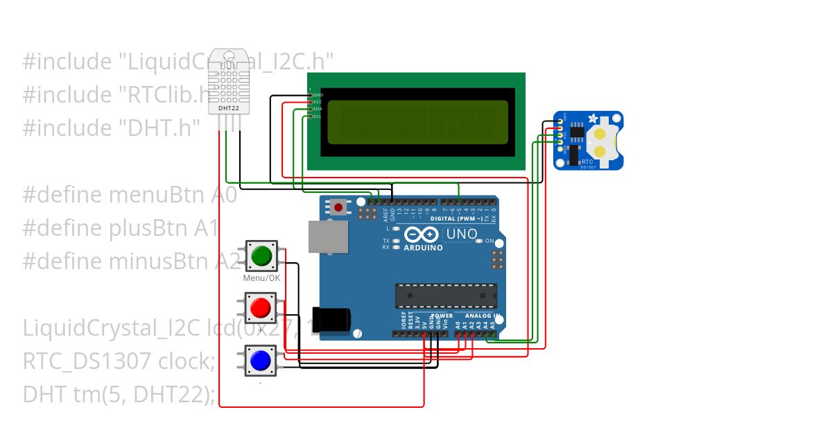 Arduino Clock simulation