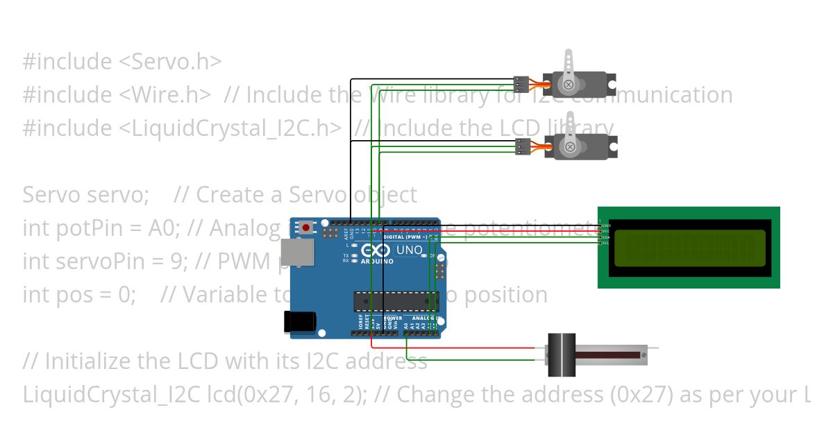 Simple Servo Controls simulation