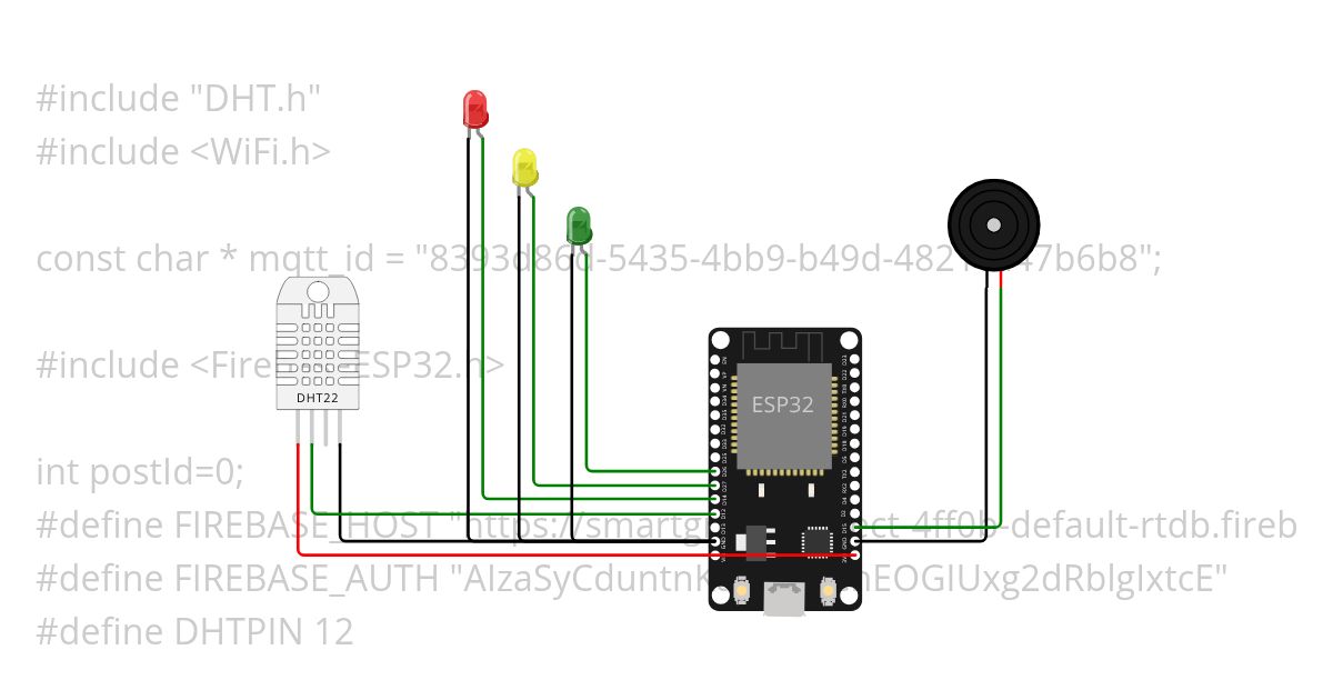 FireBase with DHT22 impias simulation