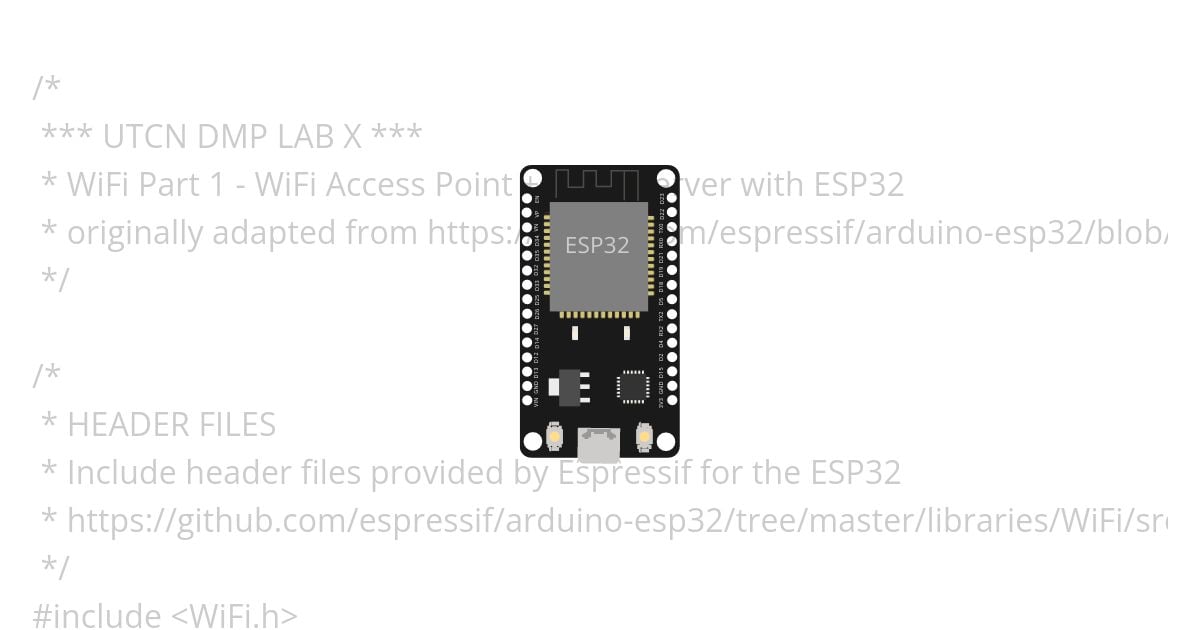 ESP32 WiFi SoftAP simulation