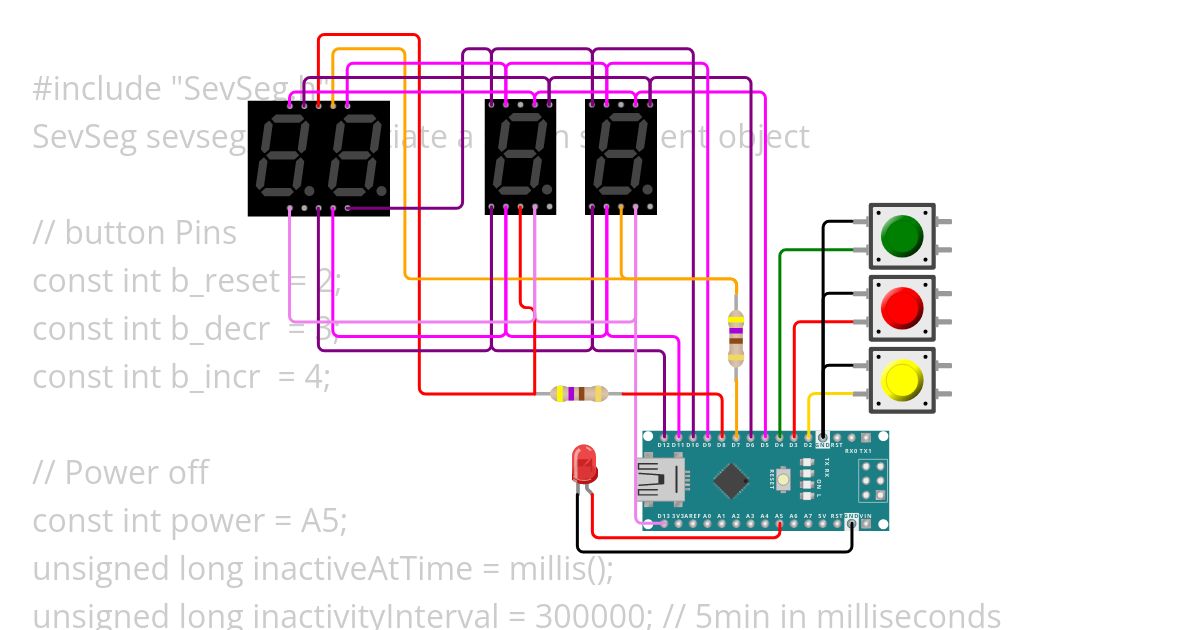 Changing Number simulation