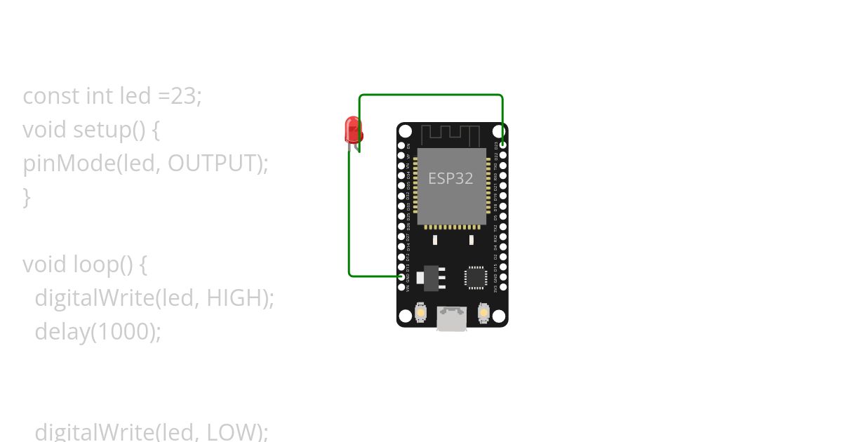 led blink Copy simulation