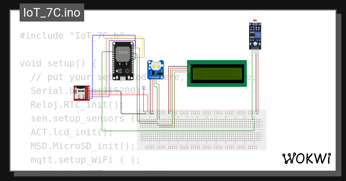 IoT_7C - Wokwi ESP32, STM32, Arduino Simulator