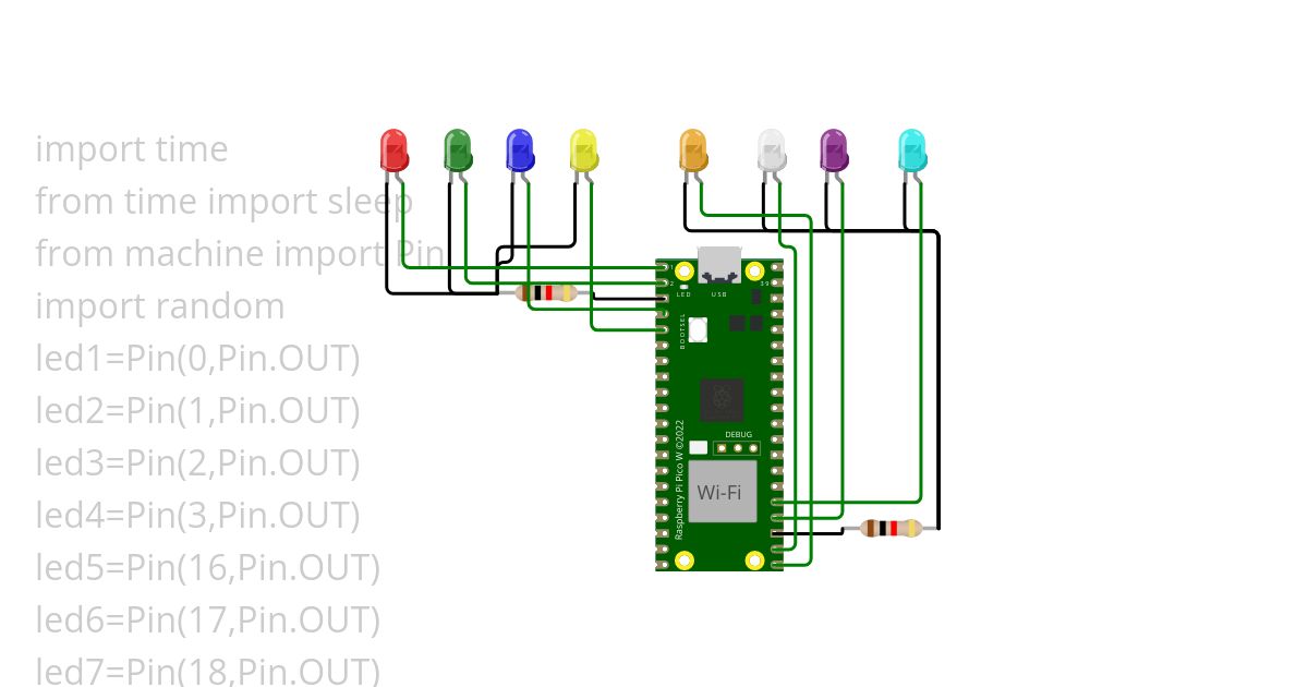 zig_zag_random_8_bit_lights simulation