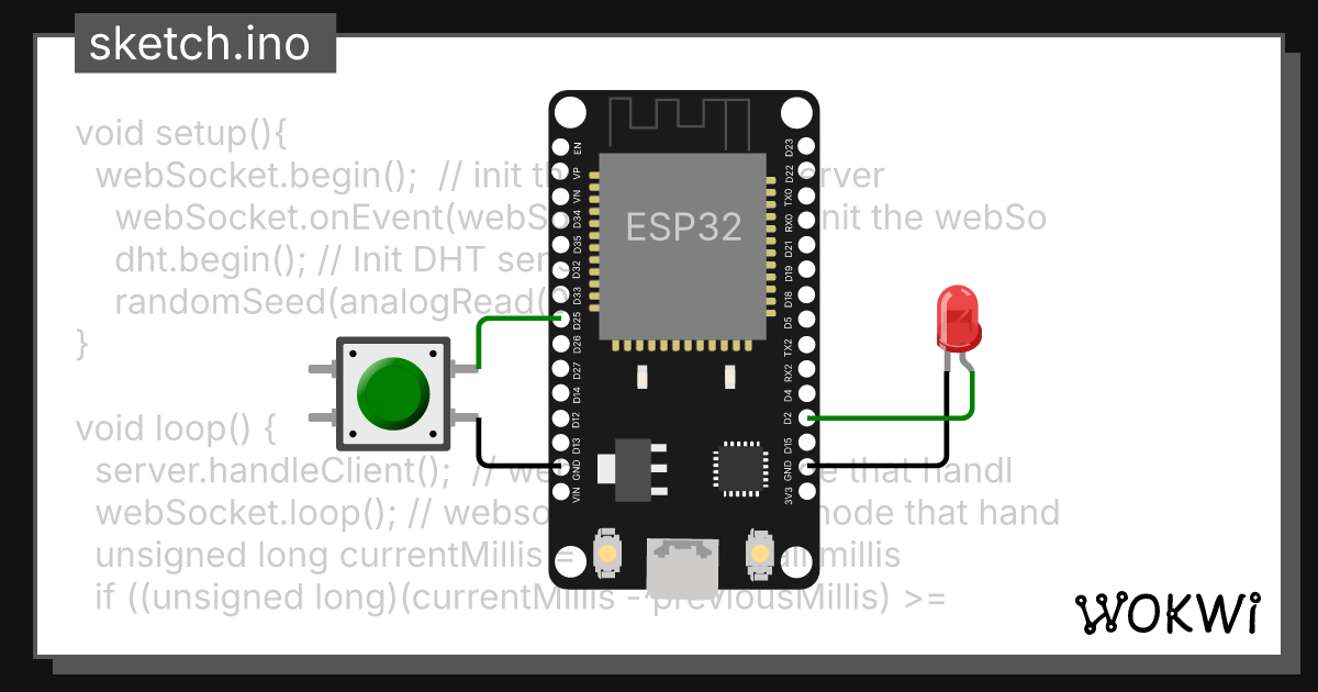 Web socket wokwi esp32 stm32 arduino simulator