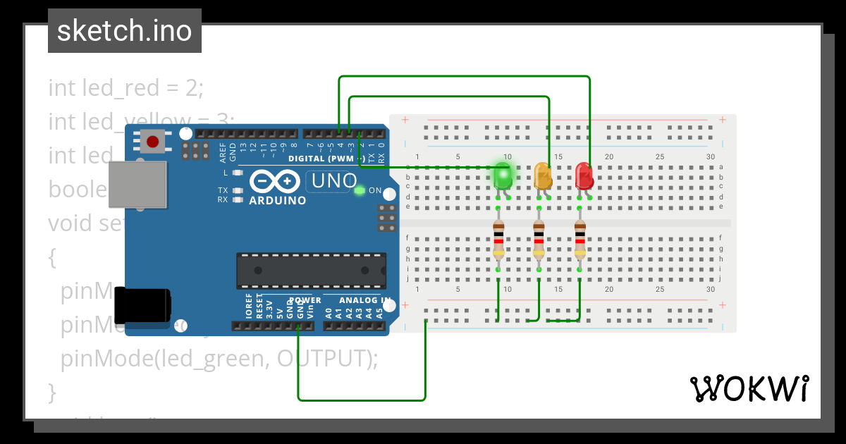 some svefatofor el krazy - Wokwi ESP32, STM32, Arduino Simulator