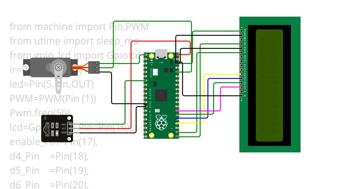 automatic door project simulation