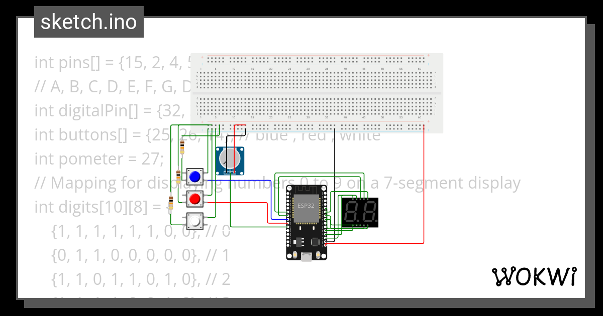 Test 7 Seg Wokwi Esp32 Stm32 Arduino Simulator 3771