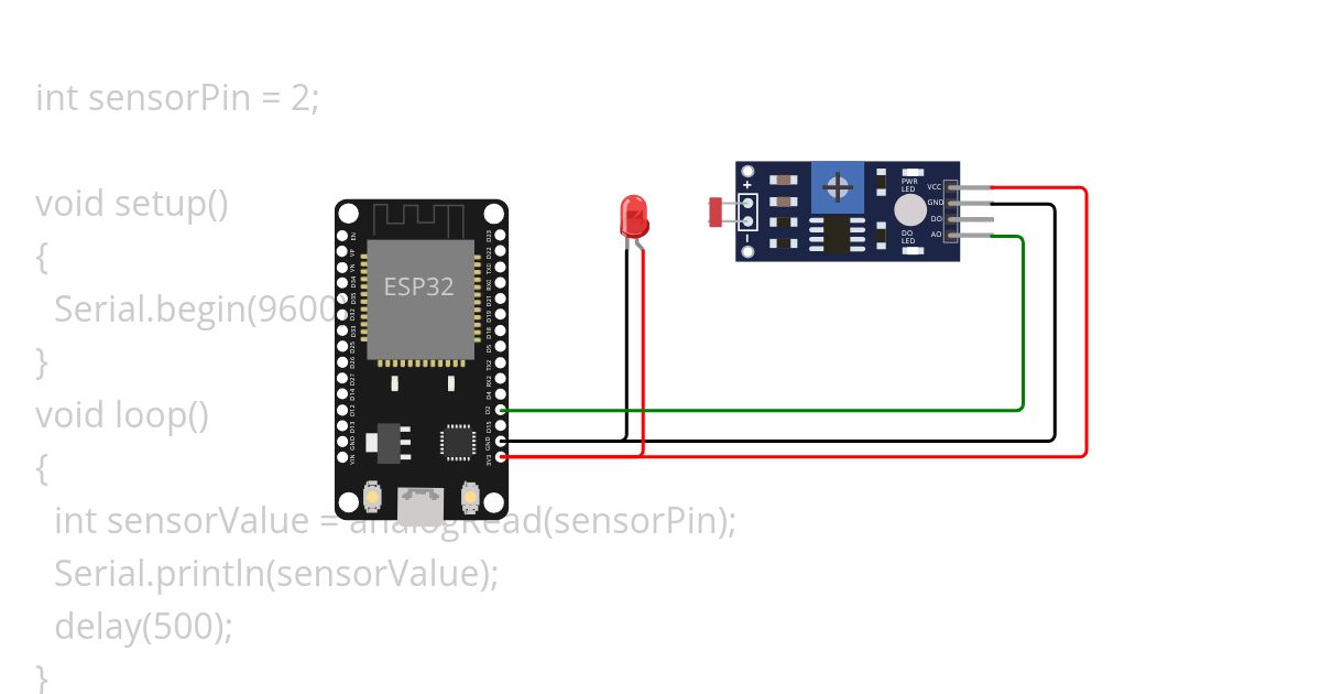 LDR Sensor simulation