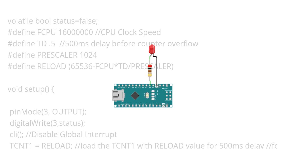 PWM With Timer simulation