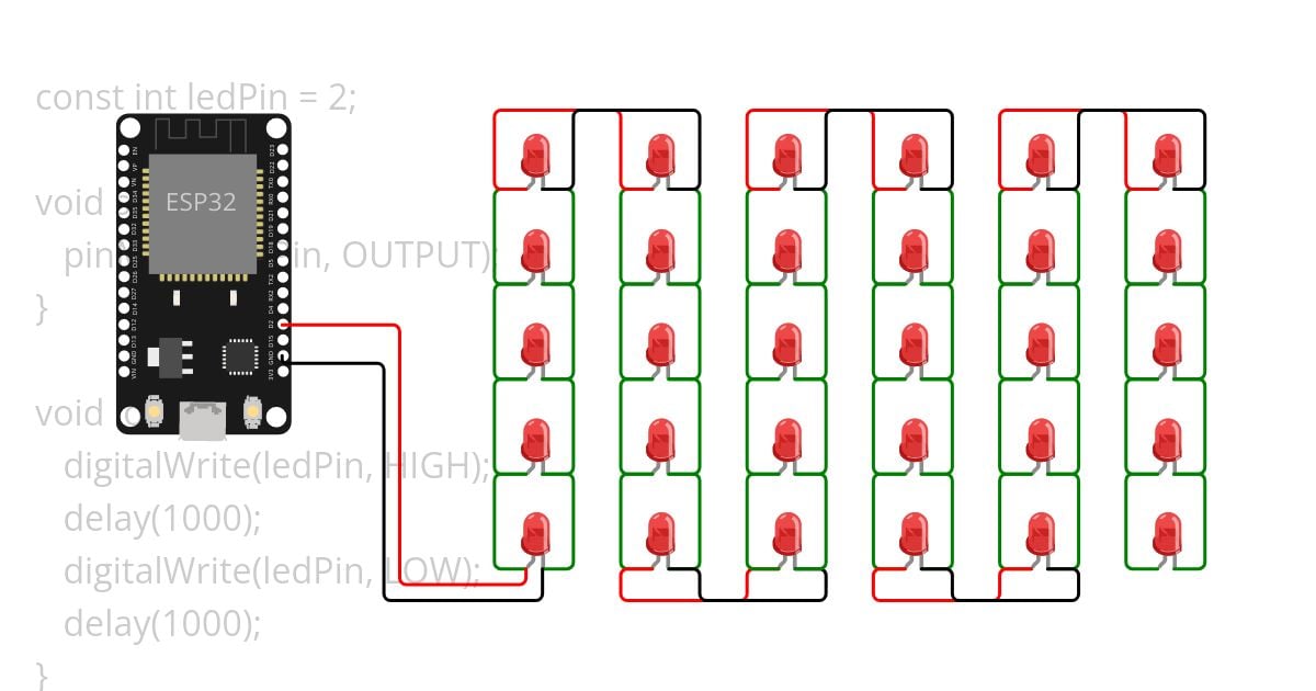 ESP32_with_ParallelCircuit_LED (LAB4_ZABALA) simulation