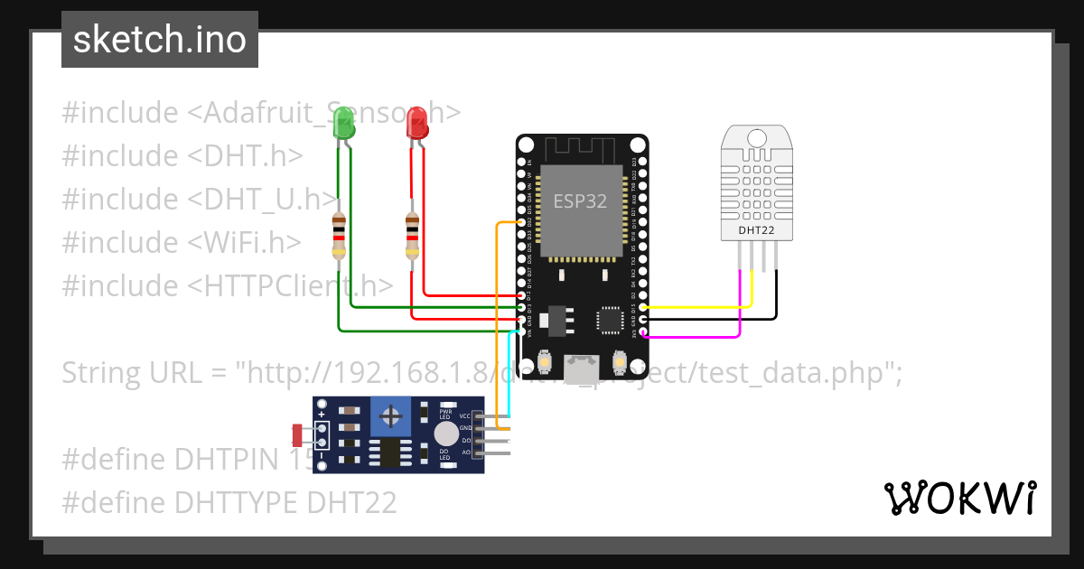 Temperature - Wokwi ESP32, STM32, Arduino Simulator