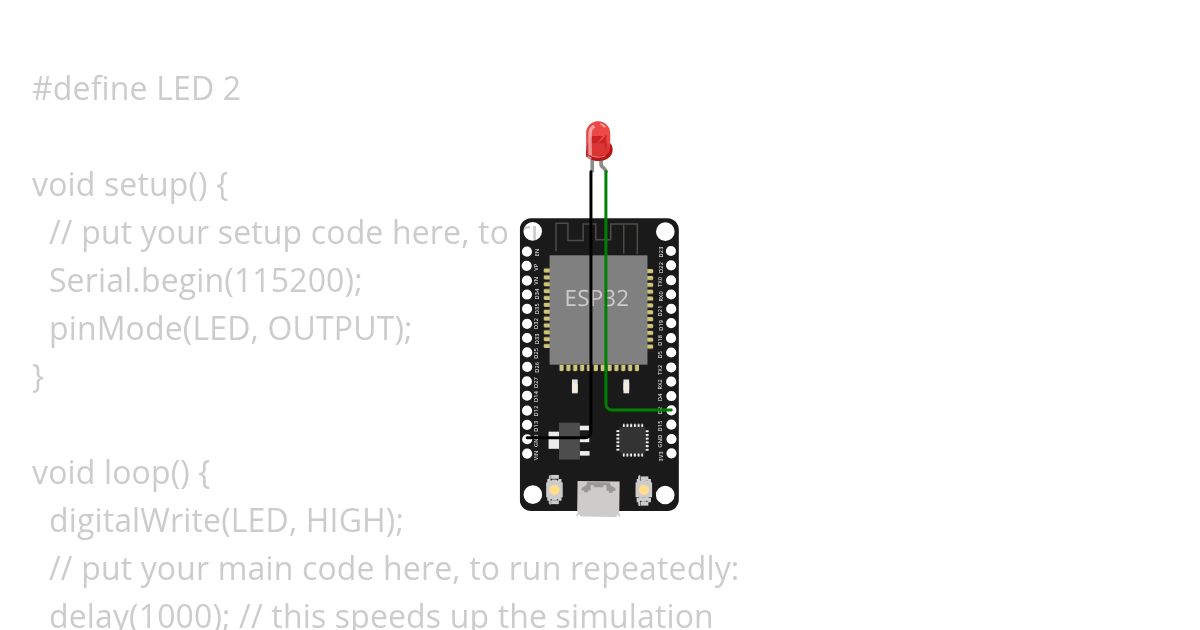 28_Isnaini_Blink ESP32 simulation
